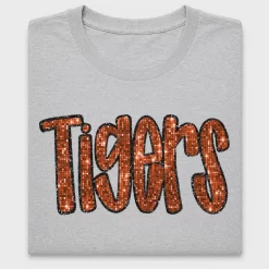 Sequin Tiger DTF Transfer