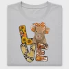 Love Cow With Sunflower DTF Transfer
