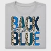 Back The Blue Leopard DTF Transfer