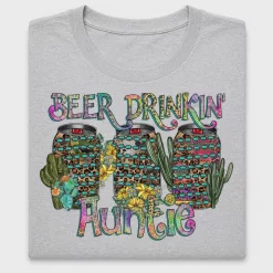 Beer Drinkin Auntie DTF Transfer
