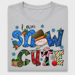 I Am Snow Cute Christmas DTF Transfer