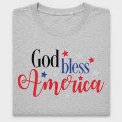 God Bless America Patriotic DTF Transfer