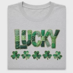 Lucky Patchwork Shamrock DTF Transfer
