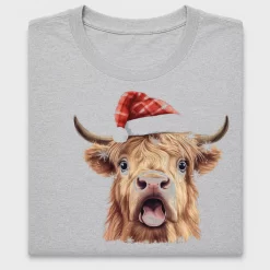 Christmas Highland Cow DTF Transfer