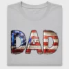 Patriotic Dad American Flag DTF Transfer