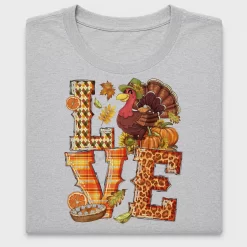 Fall Turkey Love DTF Transfer
