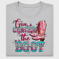 Give Cancer The Boot DTF Transfer