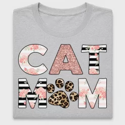 Cat Mom Leopard DTF Transfer
