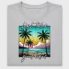 Retro Beach Sunset DTF Transfer