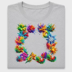 Colorful Paint Splatter DTF Transfer