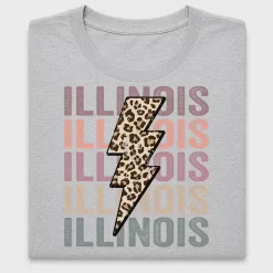 Cheetah Leopard Lightning Bolt DTF Transfer