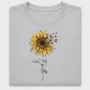 Faith Sunflower Butterfly DTF Transfer