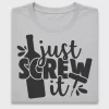 Screw It Wine DTF Transfer Design