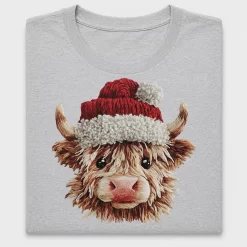 Christmas Highland Cow DTF Transfer