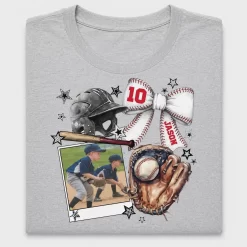 Baseball Photo DTF Heat Transfer