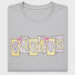 Custom Floral Patchwork DTF Transfer