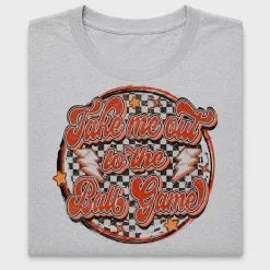 Retro Baseball Take Me Out DTF Transfer