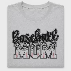 Baseball Mom Leopard Print DTF Transfer