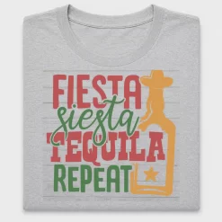 Fiesta Siesta Tequila Repeat DTF Transfer