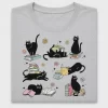 Retro Black Cat Book DTF Transfer