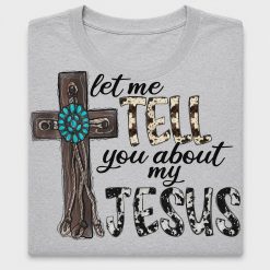 Western Jesus Cross DTF Transfer