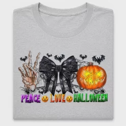Peace Love Halloween DTF Transfer