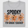 Spooky 7th Grade Teacher DTF Transfer