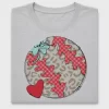 Leopard Baseball Heart DTF Transfer
