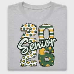 Senior 2026 Green Gold DTF Transfer