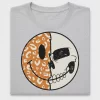 Distressed Smiley Skull DTF Transfer