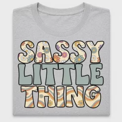 Retro Sassy Little Thing DTF Transfer