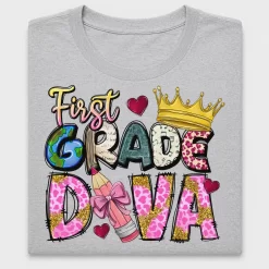 First Day Diva DTF Transfer