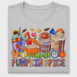 Football Pumpkin Spice DTF Transfer