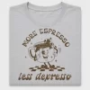 Retro Coffee Mascot DTF Transfer