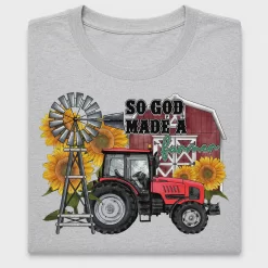 God Made a Farmer DTF Transfer
