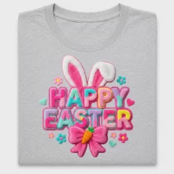 Colorful Happy Easter DTF Transfer