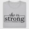 She Is Strong Bible Verse DTF Transfer