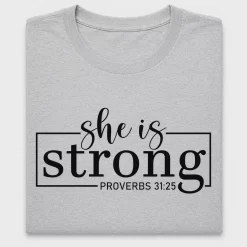 She Is Strong Bible Verse DTF Transfer