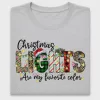 Christmas Lights Are My Favorite Color DTF Transfer