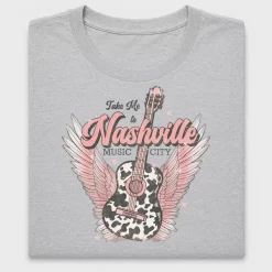 Boho Guitar Wings Nashville DTF Transfer