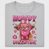 Howdy Valentine Highland Cow DTF Transfer