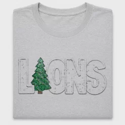 Lions Christmas DTF Transfer