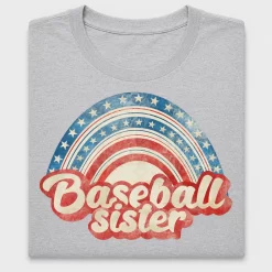 Retro Baseball Sister DTF Transfer