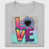 Love Sunflower DTF Transfer Design