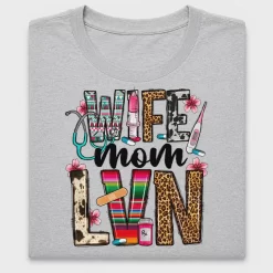 Nurse Mom Life DTF Transfer