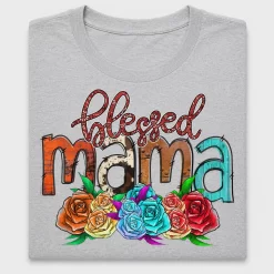 Blessed Mama Floral DTF Transfer