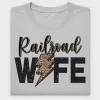Leopard Railroad Wife DTF Transfer