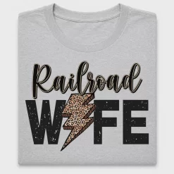 Leopard Railroad Wife DTF Transfer