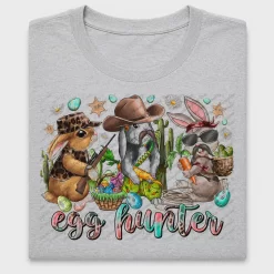Egg Hunter Bunny Western DTF Transfer