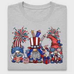 Fourth Of July Gnome DTF Transfer